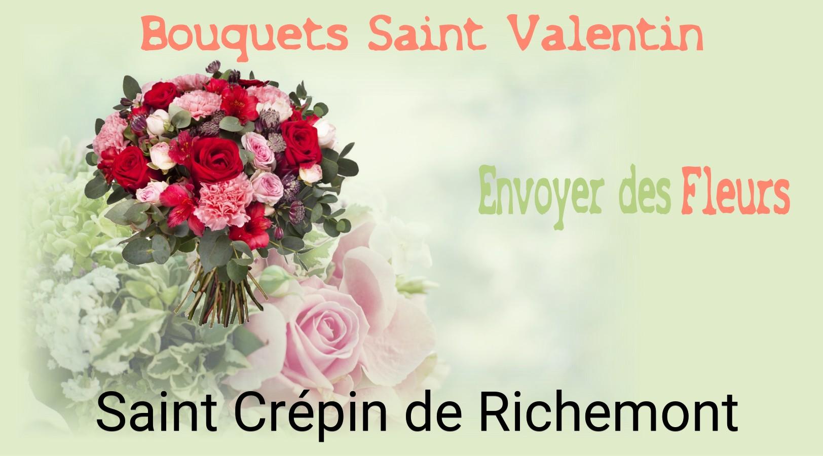 Roses de Saint-Valentin livrées à Saint-Crépin-de-Richemont